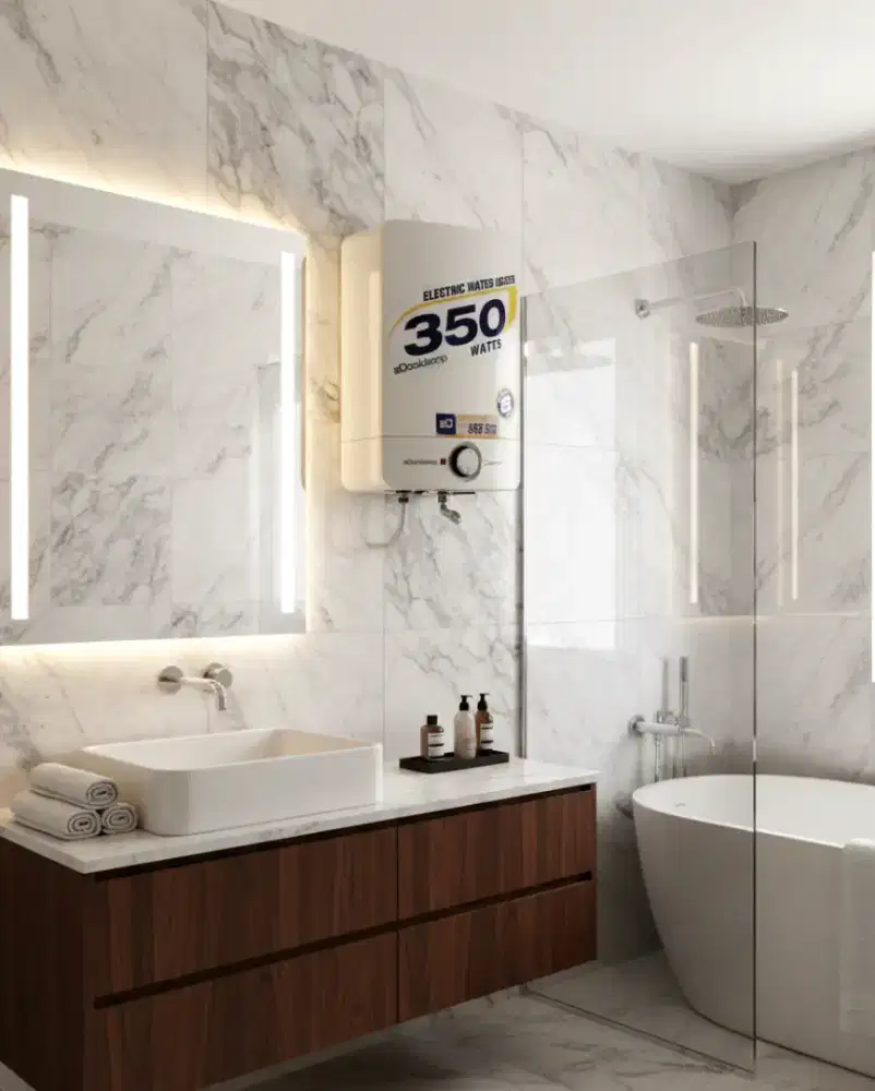 water heater DAALDEROP (KONDISI bener2 spt BARU/ mulus)