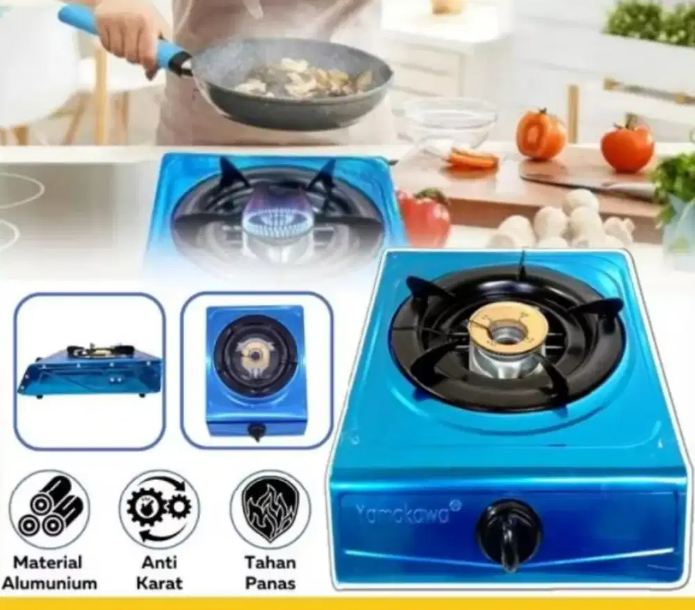 Baru kompor gas 1 tungku yamakawa