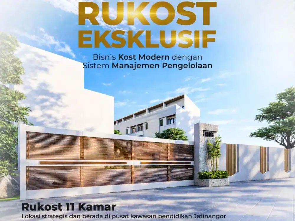 RUMAH KOST INVESTASI BEP 8 TAHUN