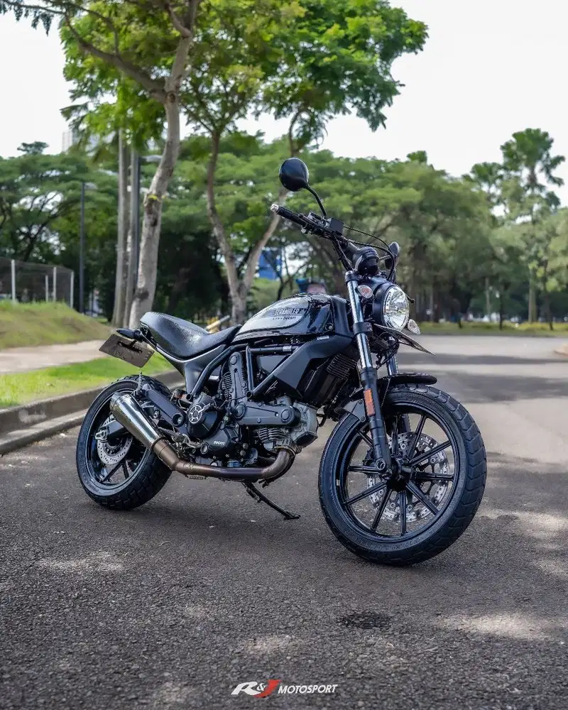 (Full Paper) Ducati Scrambler 400 Nik 2016 Warna Hitam 3.000an
