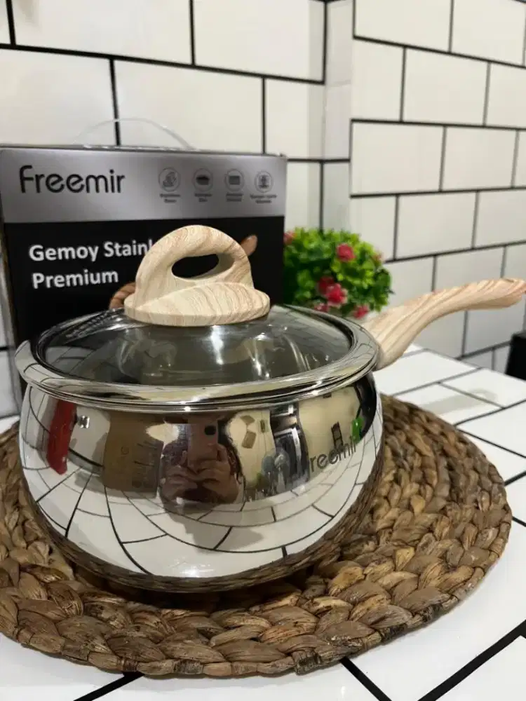 PO panci penggorengan stainless steel