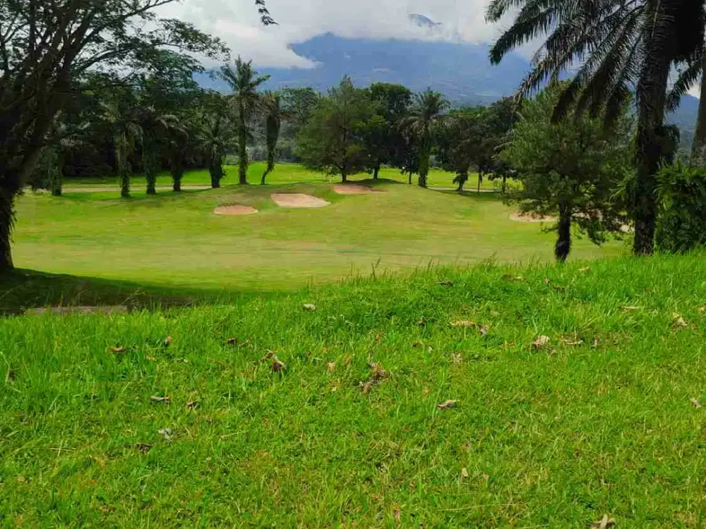 DIJUAL KAVLING PREMIUM VIEW GUNUNG DAN GOLF DI RANCAMAYA GOLF ESTATE BOGOR