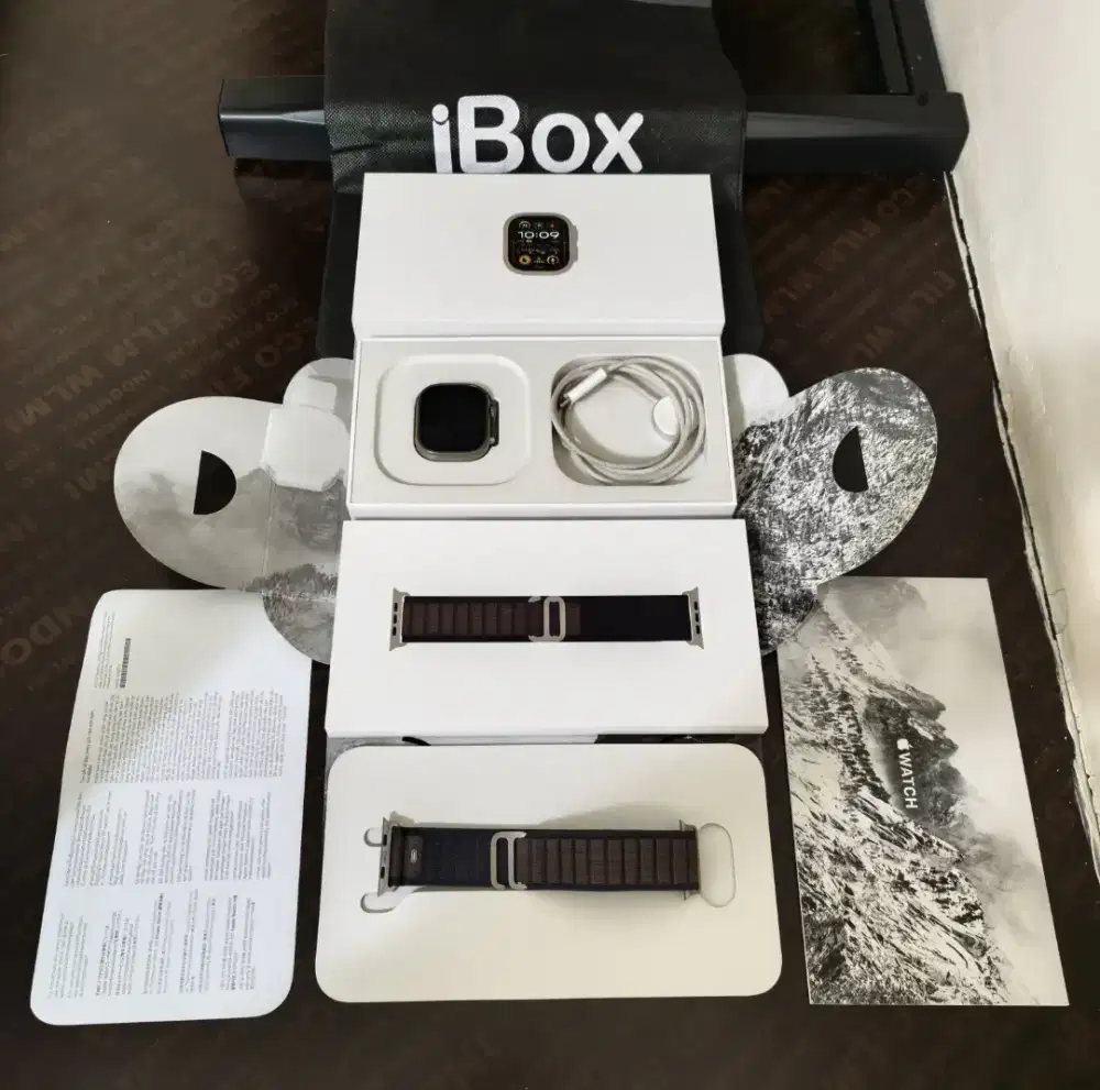 Apple watch Ultra Gen 2 Titanium IBOX Resmi Fullset original