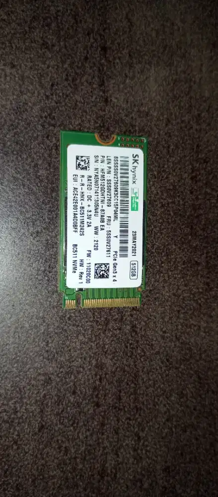 SSD NVMe M.2 512GB