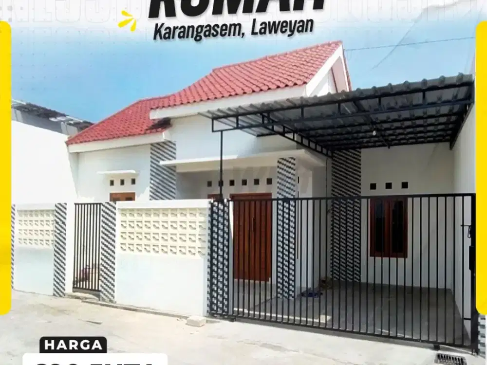 Dijual Rumah Baru Minimalis Siap Huni di Karangasem Laweyan Solo