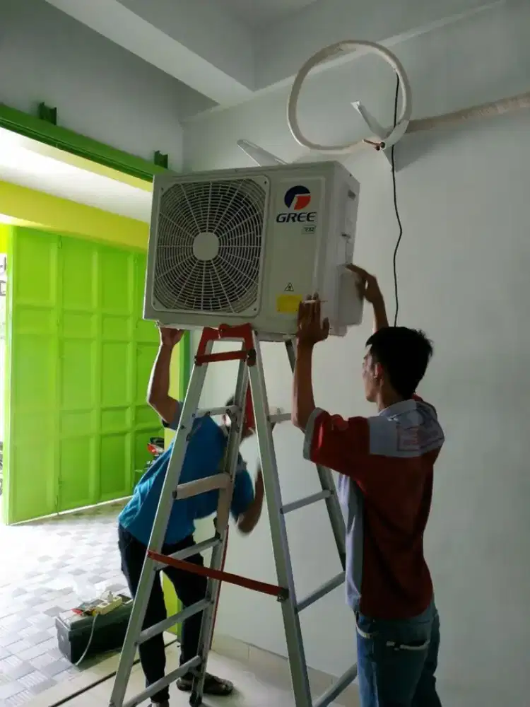 Jasa service AC panggilan bongkar pasang AC  pindah AC servis kulkas