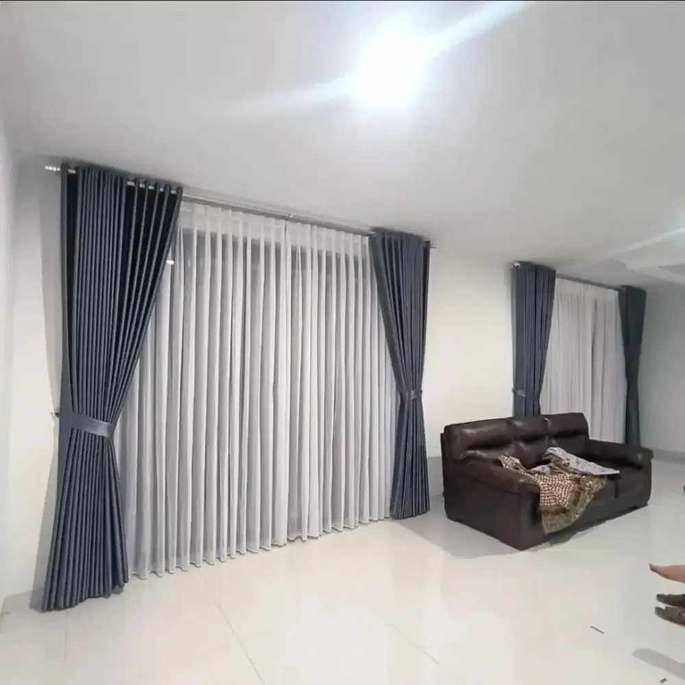 Gorden jendela gordyn custom minimalis