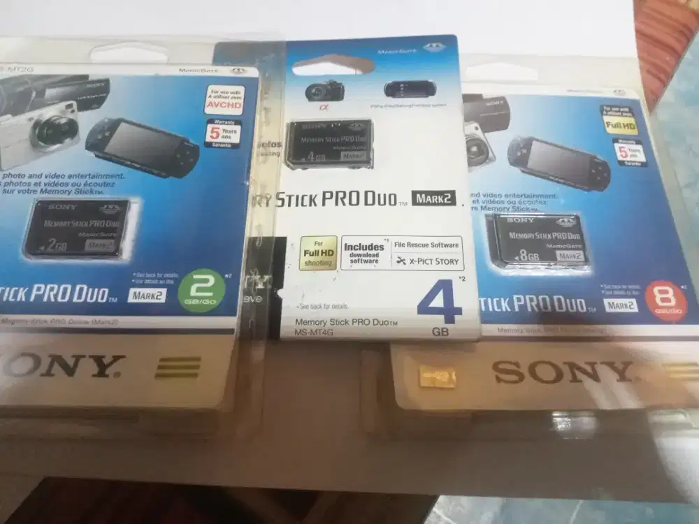 Memory SONY STICK PRO DUO 5 pcs