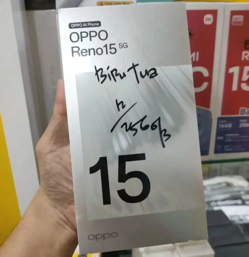 OPPO Reno 15 5G 12GB+256GB Blue BNIB Garansi Resmi Indonesia