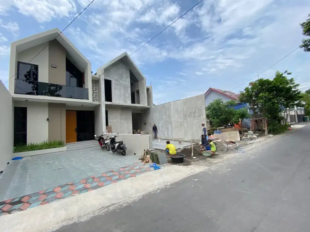 Rumah Impian Scandinavia 2 Lantai Modern Full Furnished di Sleman Wedomartani