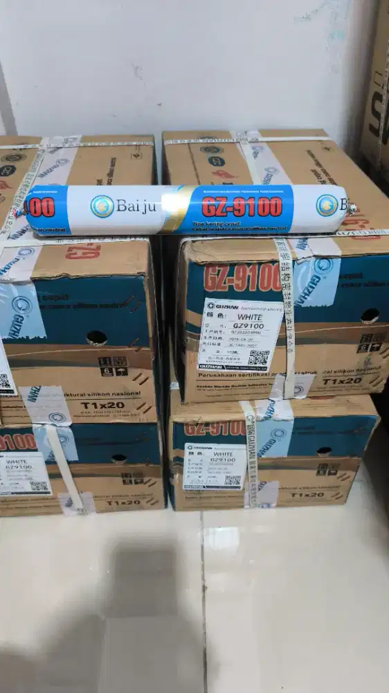 Sealant / silikon neutral sosis warna putih