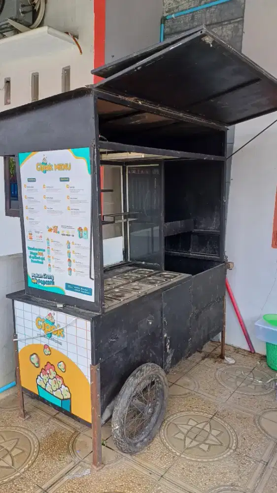 Gerobak makanan (second,seken)