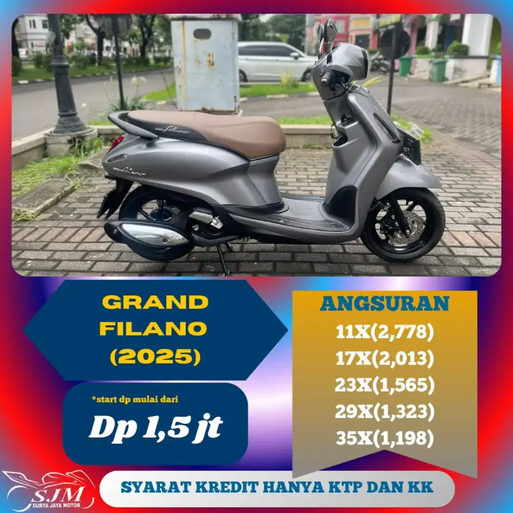 YAMAHA GRAND FILANO LUX 2025 CASH & KREDIT