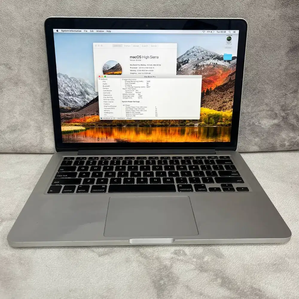 MacBook Pro Retina 13 inch 2014 RAM 8/128GB
