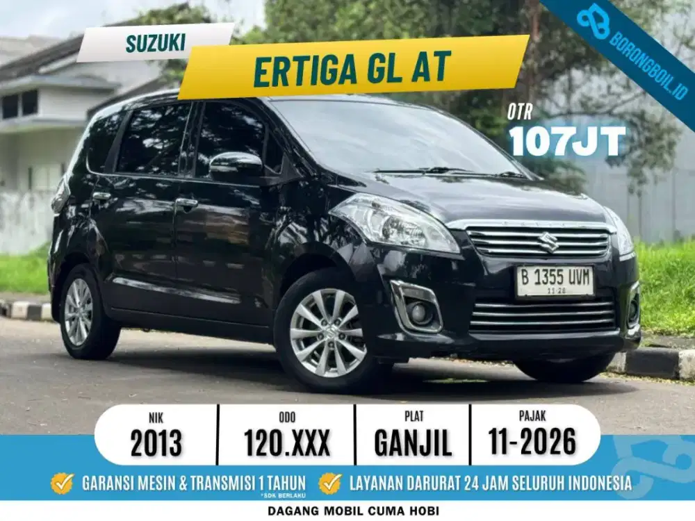 Suzuki Ertiga GL matic A/T 2013 Hitam