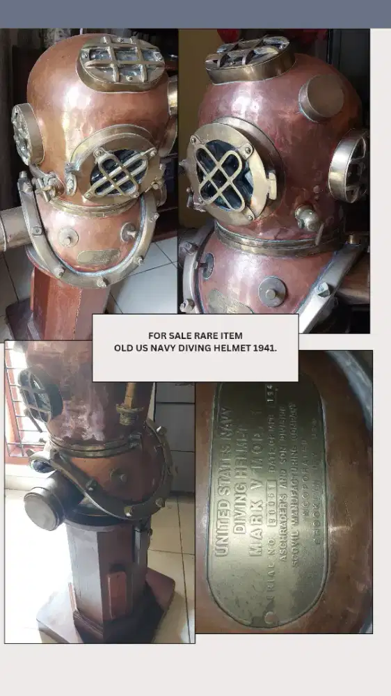 OLD DIVING HELMET 1941