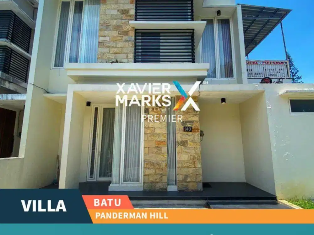 Dijual Villa di Panderman Hills Batu View Alam Bagus