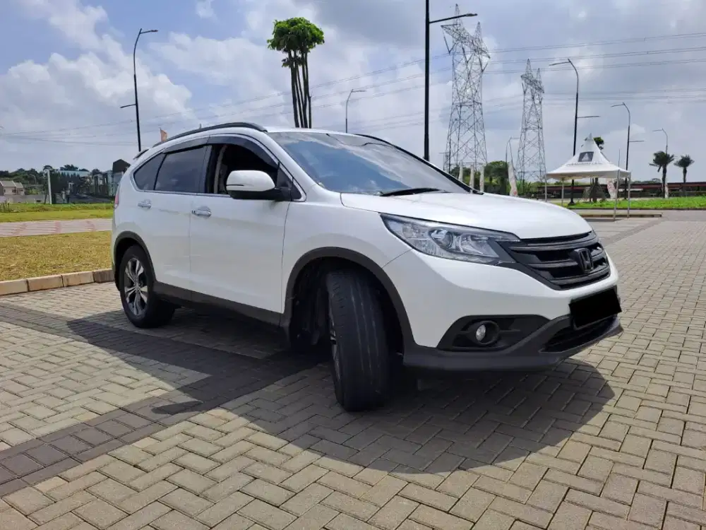 Honda Crv 2.4 at 2013 Putih (LOW KM)
