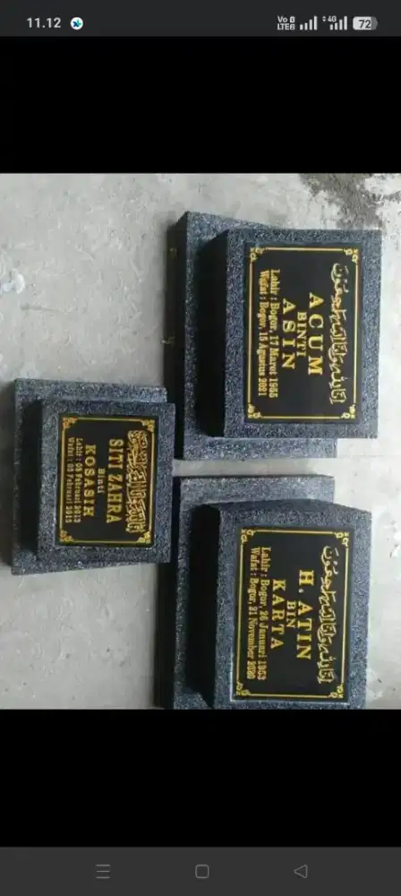 BATU NISAN & PRASASTI murah