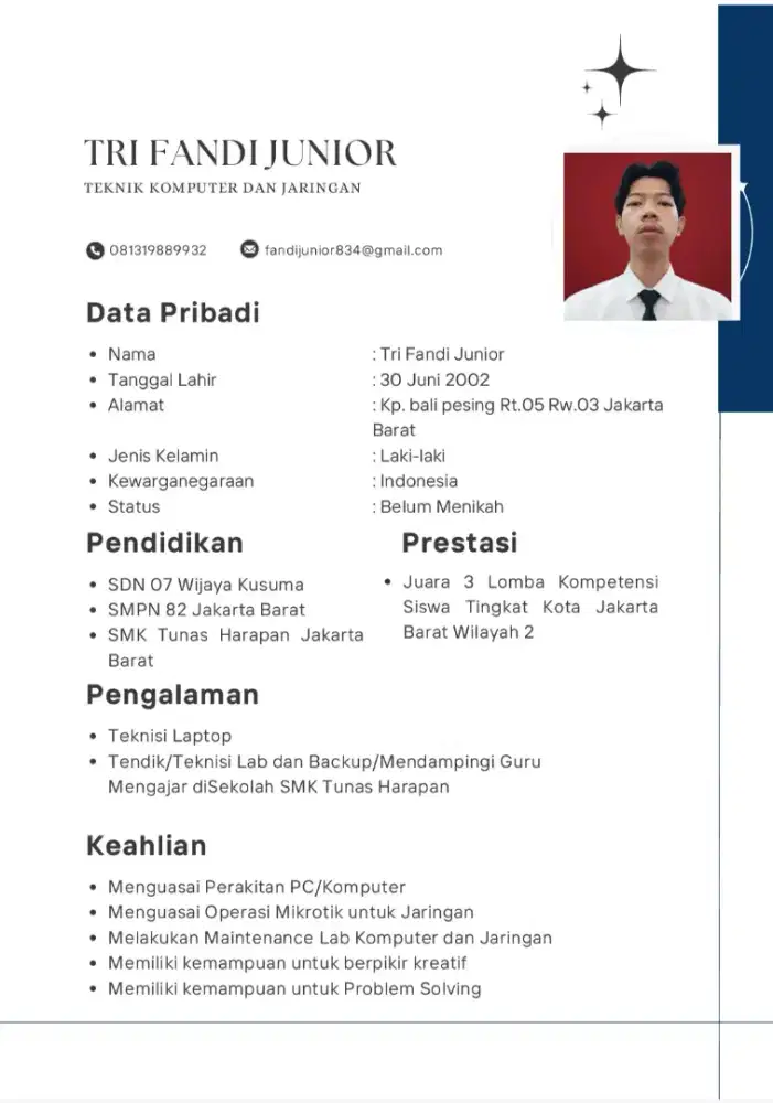 Cari kerja sesuai dengan CV