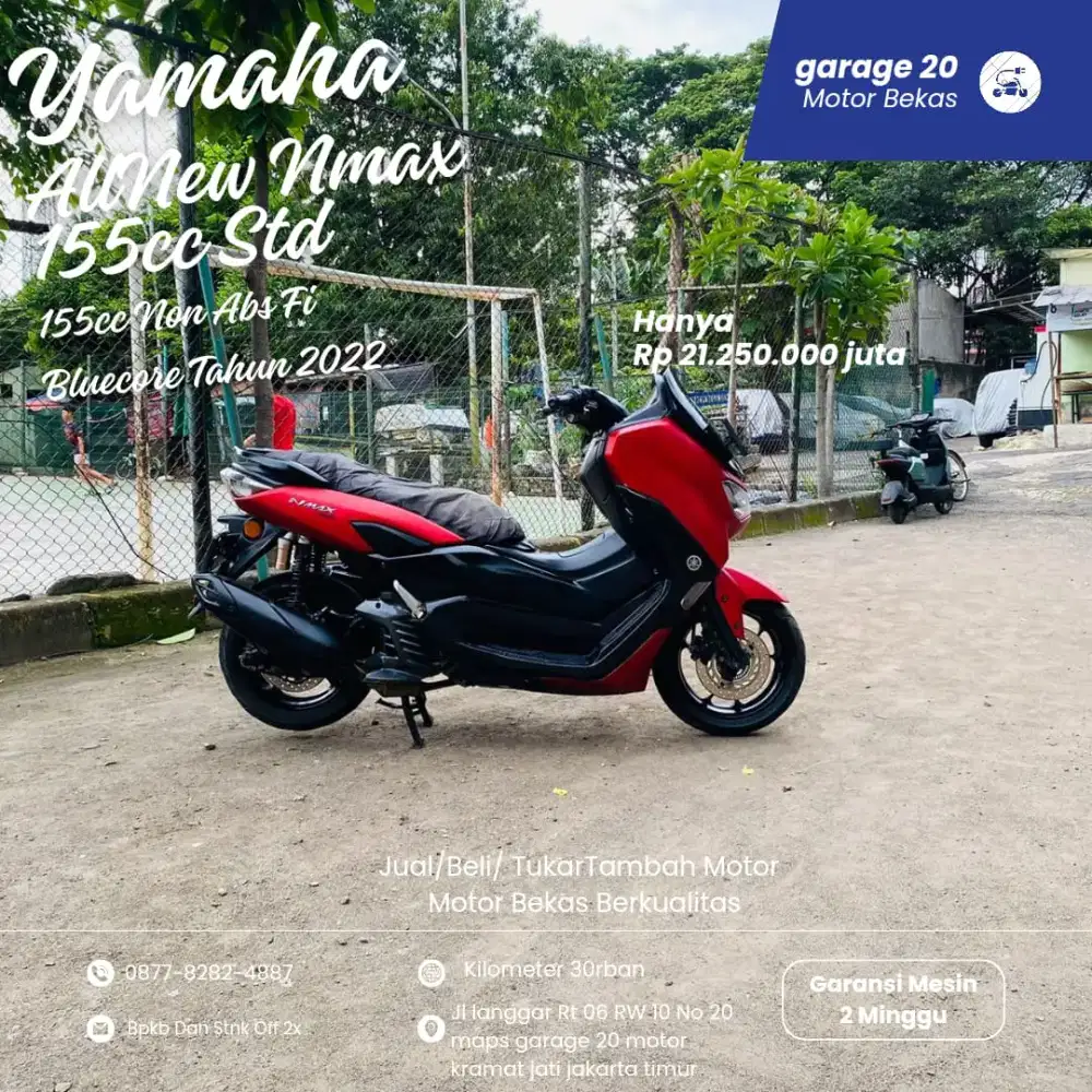 Yamaha All New Nmax 155cc Non Abs fi Tahun 2022