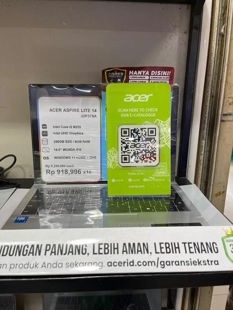 kredit laptop Acer Aspire lite 14 tanpa DP