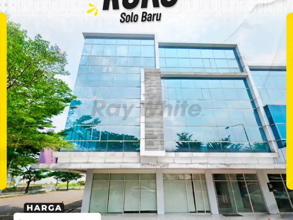 Ruko Strategis Pusat Bisnis grogol Solo Baru dekat The Park mall Siap Huni
