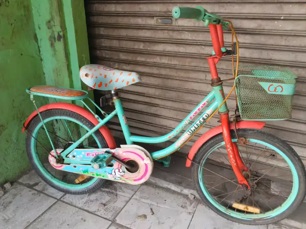 Sepeda anak ukuran 18inc orisinil united