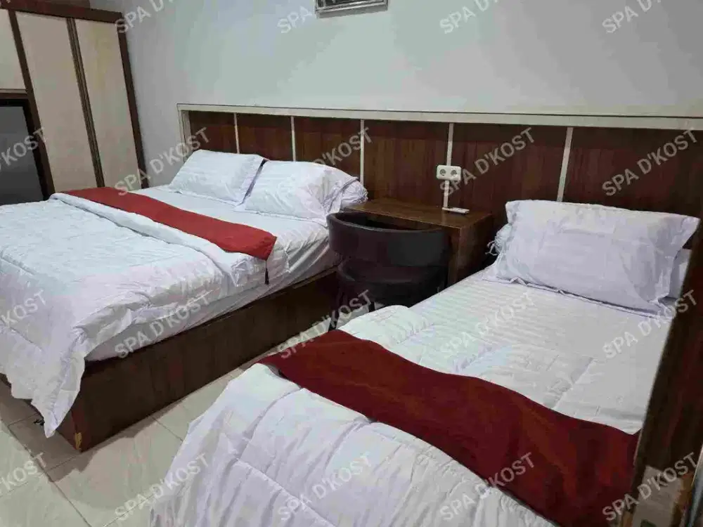 Sewa kontrakan Rumah Bulanan Rmah kost  tipe 35 studio SPA D'KOST sentosa sidomulyo Barat Pekanbaru