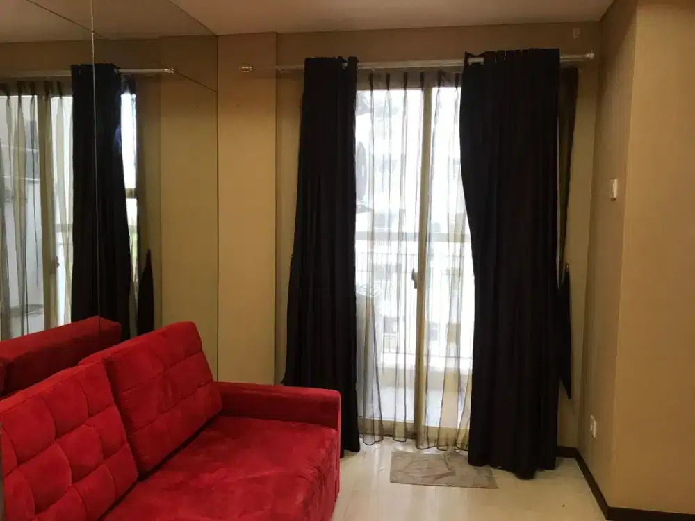 Disewakan 1BR Furnish Lntai Rendah di Apartemen Royal Mediterania Garden