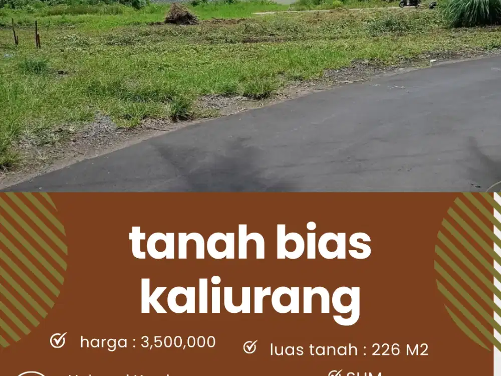 Tanah Jogja 2 MENIT SD BIAS KALIURANG SHMP