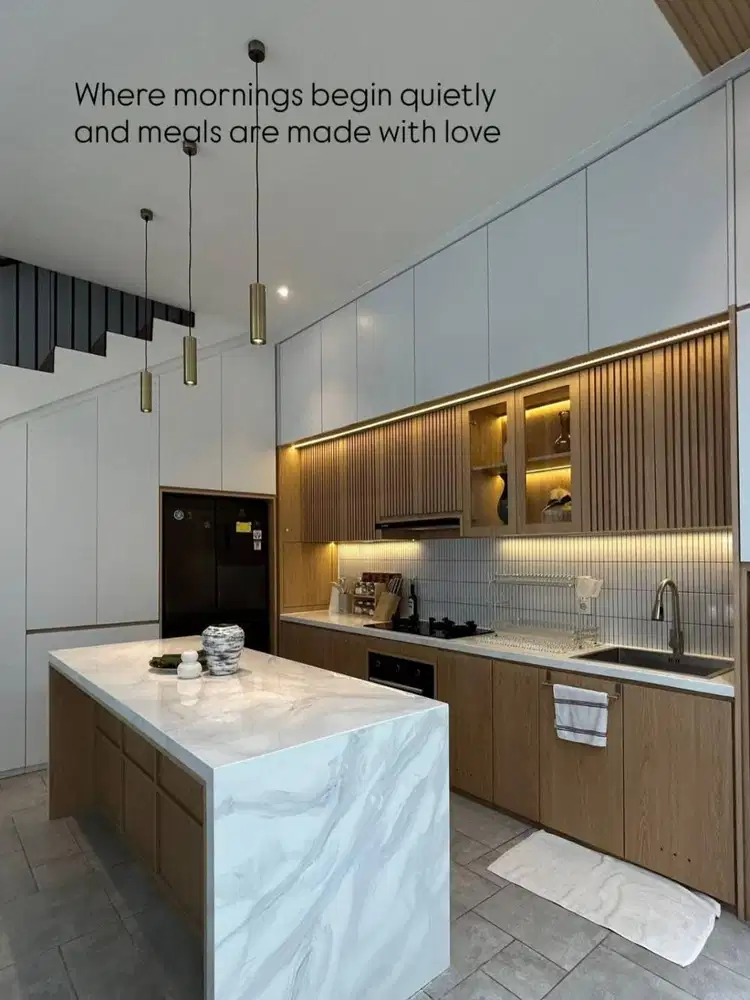 Kitchen Set Custom Premium Design By Empat Kaki Interior