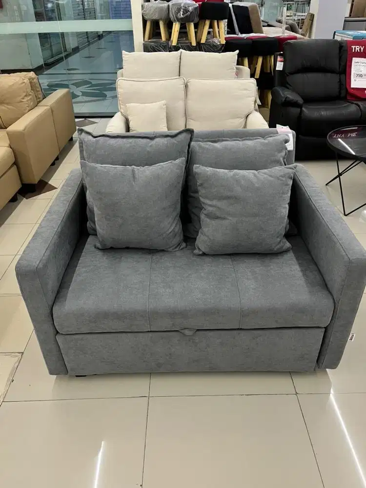 GORWING SLEEPER SOFA DARK GREY-BF23