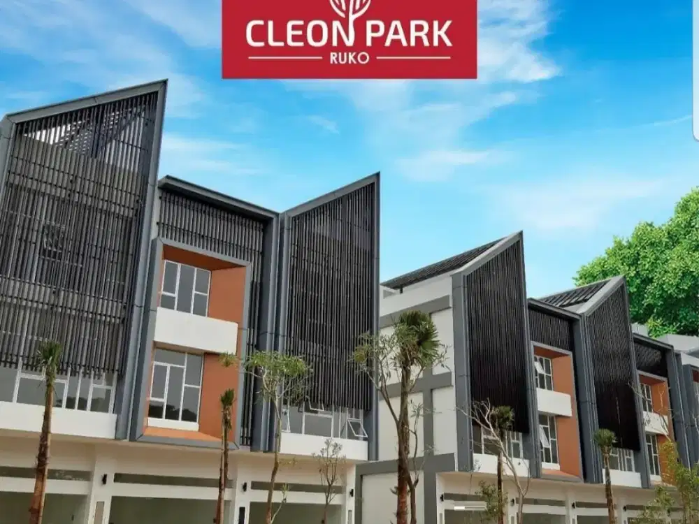 Ruko Cleon Park 5x15 75m JGC Jakarta Garden City Cakung