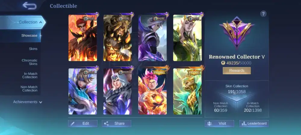 Akun ML Milik pribadi M7 pass aktif