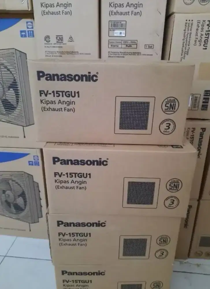 Kipas Angin Exhaust Plafon Panasonic Hexos Fan 6 inc FV-15TGU1