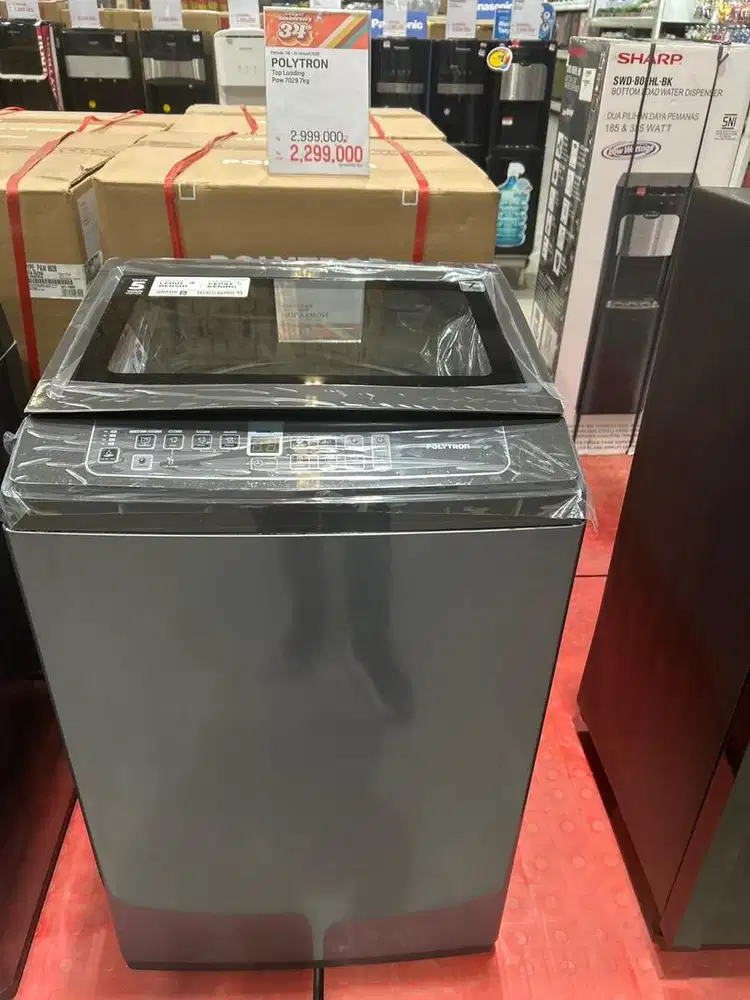 Mesin cuci Topload Polytron PAW7029 7kg kredit Dp 0