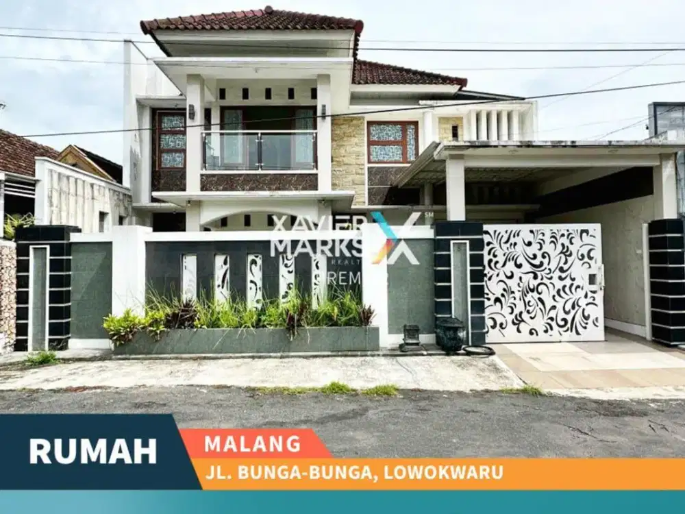 Dijual Rumah Area Bunga Bunga Lowokwaru Malang Dekat Suhat