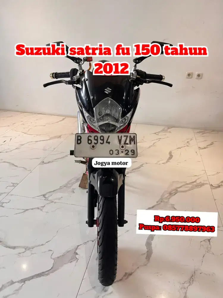 (P) Suzuki satria fu tahun 2012