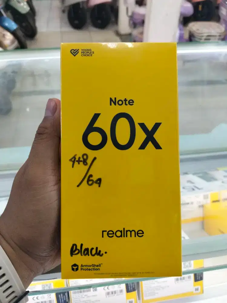 Promo MURAH‼️Realme Note 60x (4+8/64) Promo hp baru, segel dan murah