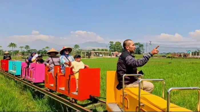 odong kereta sawah loko dan gerbong