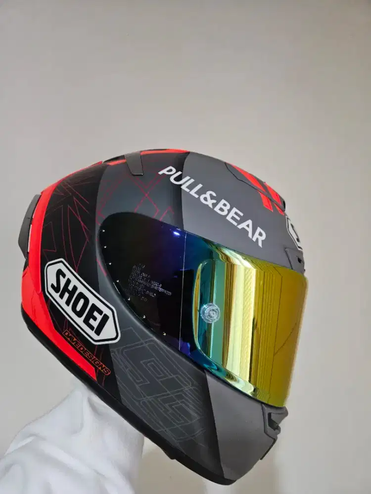 SHOEI X-SPIRIT MARQUEZ BLACK CONCEPT 2.0 (BEKAS)