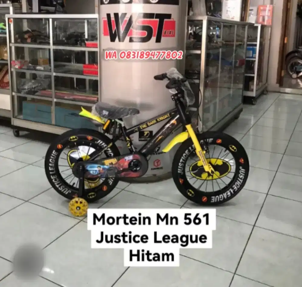Sepeda Anak Bmx Mortein Justice League Ban Jumbo, musik n lmpu uk16