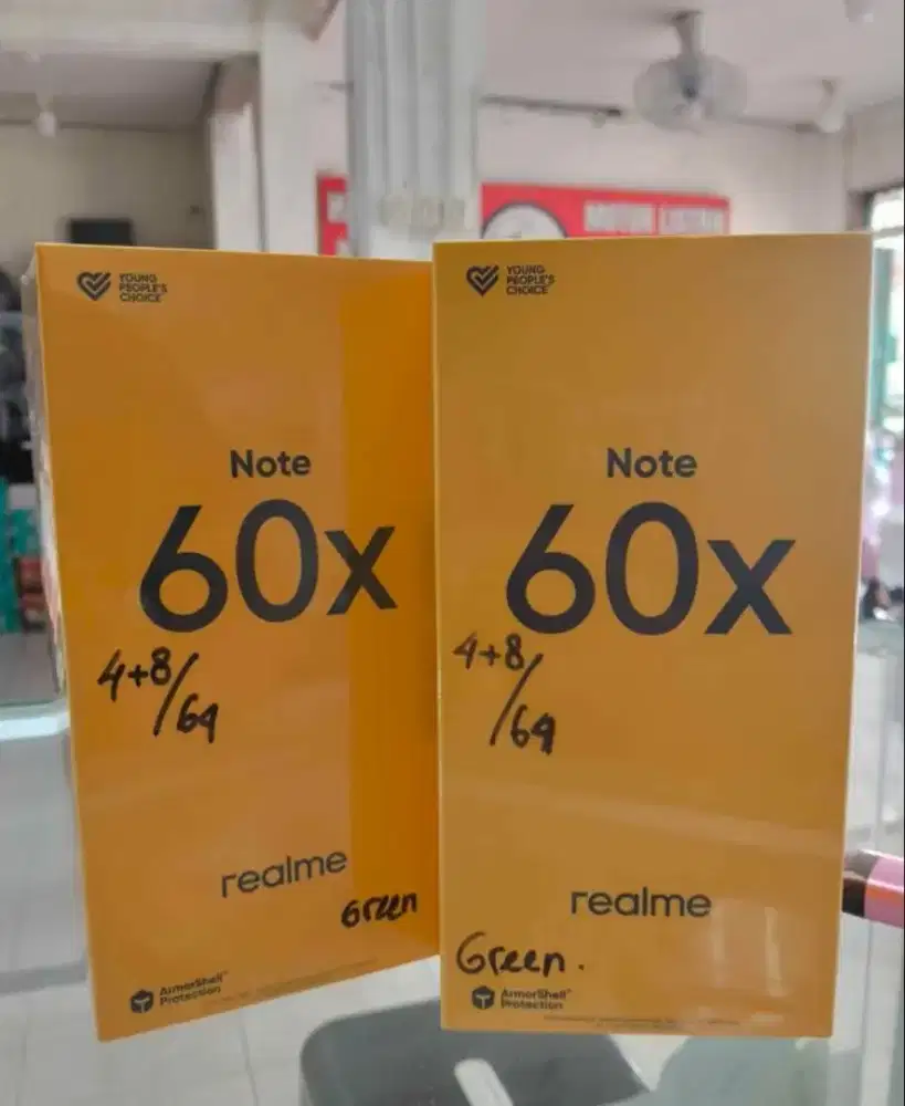 Promo MURAH‼️Realme Note 60x (4+8/64) Promo hp baru, segel dan murah