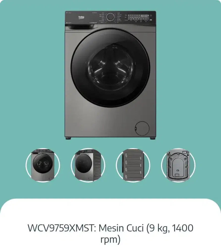 mesin cuci beko 9 kg