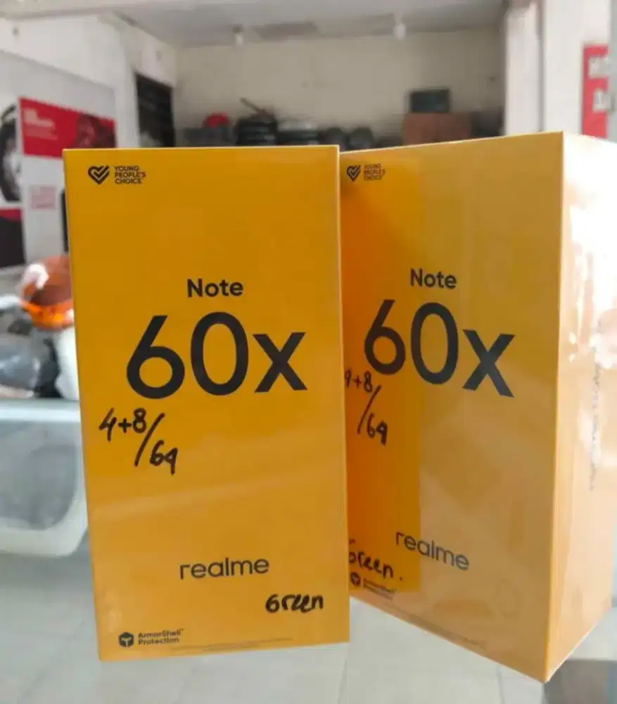 Promo MURAH‼️Realme Note 60x (4+8/64) Promo hp baru, segel dan murah
