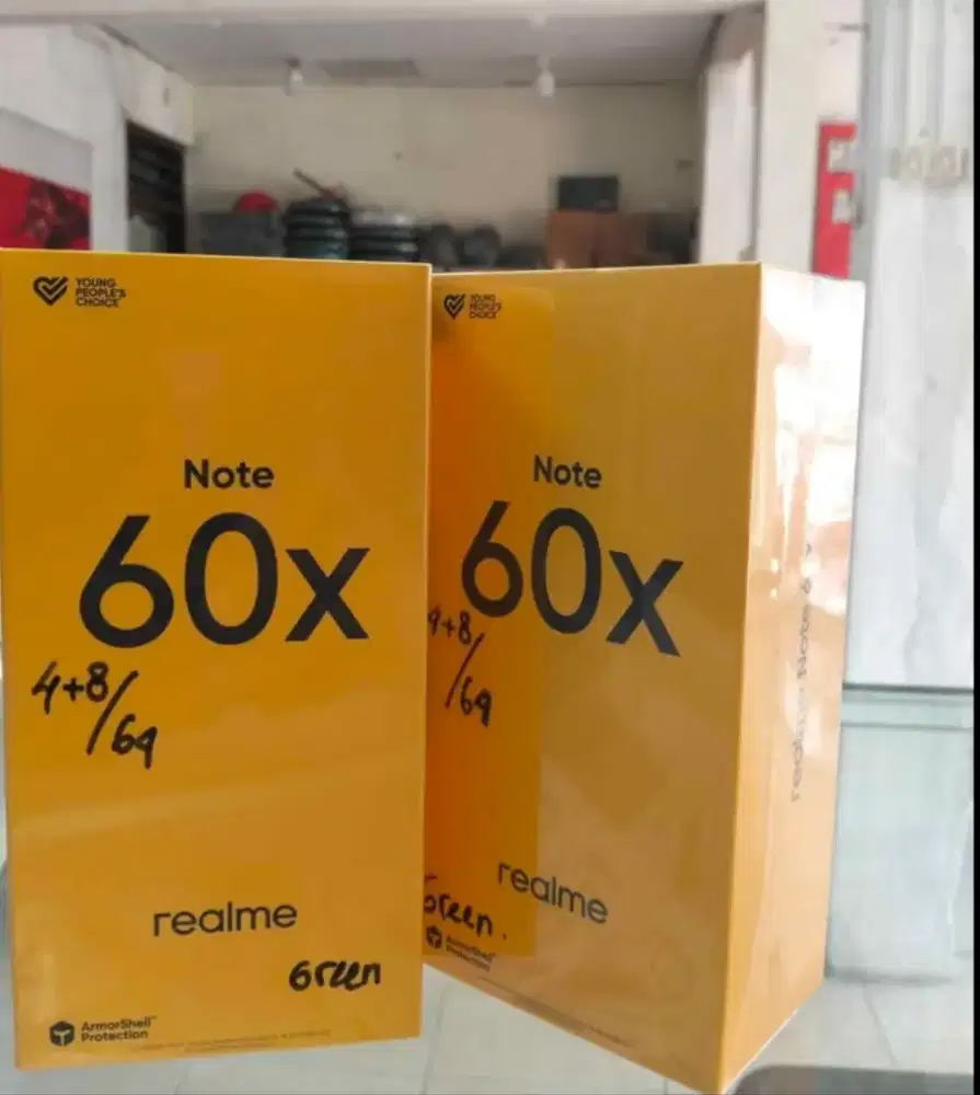 Promo MURAH‼️Realme Note 60x (4+8/64) Promo hp baru, segel dan murah