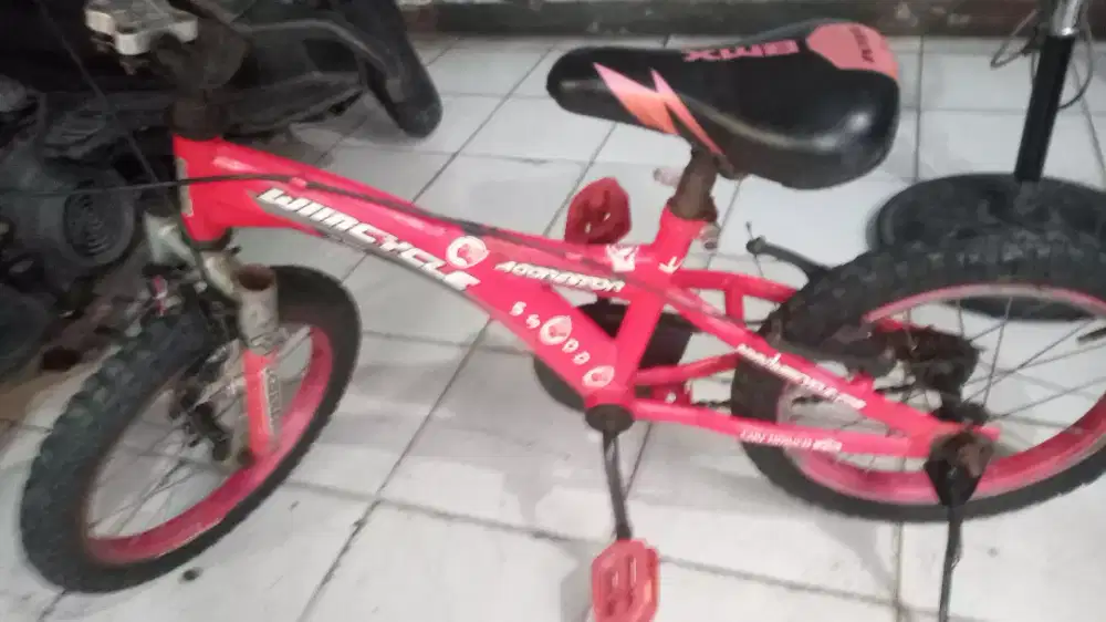 Sepeda anak merk wimcycle 16in keren
