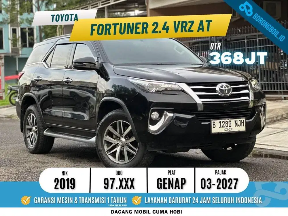 Fortuner VRZ 2.4 AT 2019 Attitude Black