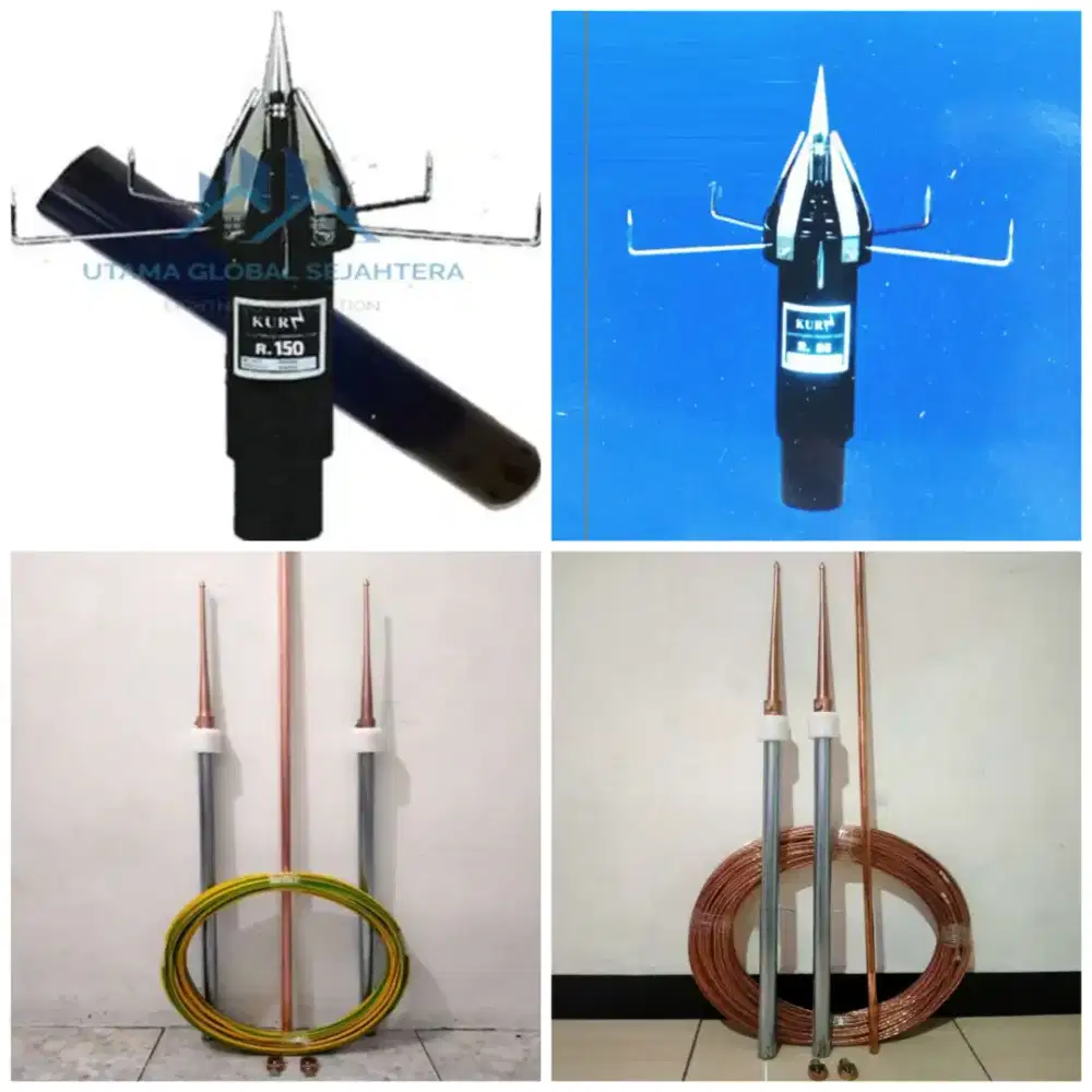 Paket Pasang Anti Petir Penangkal Petir
